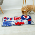 Dog Snuffle Mat Pastillas de alimentación lenta Cat Food Mats Pastillas de respiración Pet Activity Training Blanket